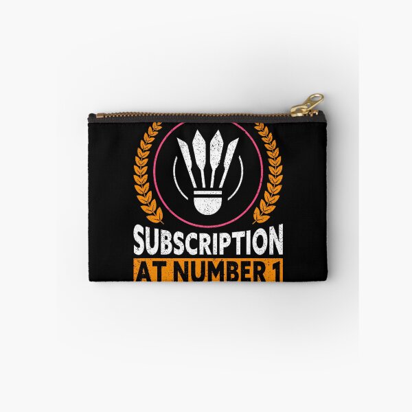 Item preview, Subscription At Number 1 Funny Badminton designed and sold by JacquelineEnri.