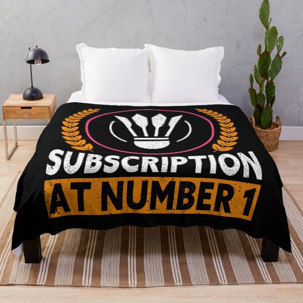 Item preview, Subscription At Number 1 Funny Badminton designed and sold by JacquelineEnri.