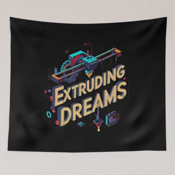 Item preview, Extruding Dreams 3D Printer Maker Hobbyist designed and sold by FloraVenita.