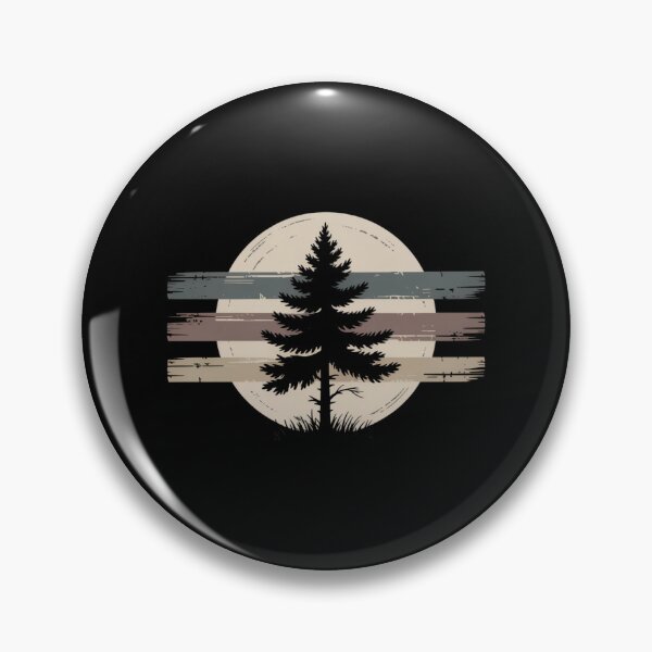 Item preview, Minimal Pine Moon designed and sold by theartfulaspie.