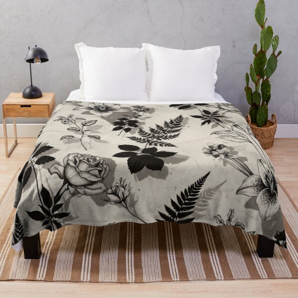 Item preview, Vintage Botanical Roses & Ferns designed and sold by Kaleidoscope Print.