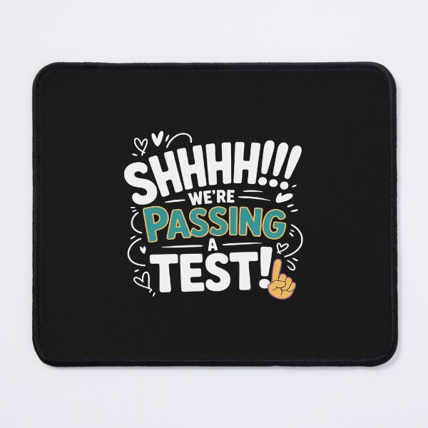 Item preview, Funny Shhh Were Passing a Test Testing Day Teacher Student designed and sold by TAYLOROUSDALE.