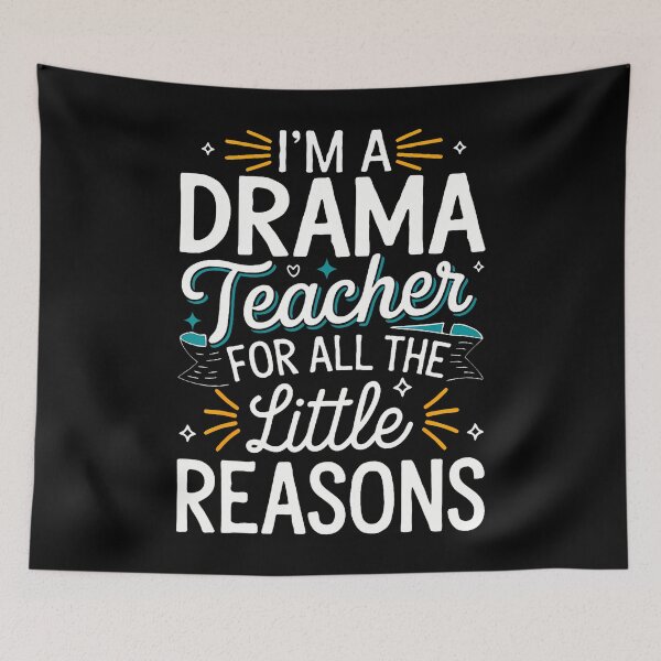 Item preview, School Drama Teacher Class Club Teacher Teaching Drama designed and sold by JacquelineEnri.