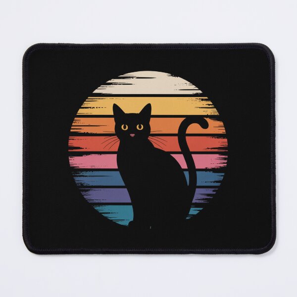 Item preview, Cat Retro Stripes designed and sold by theartfulaspie.