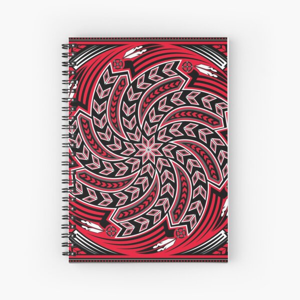Wind Spirit (Red) Spiral Notebook