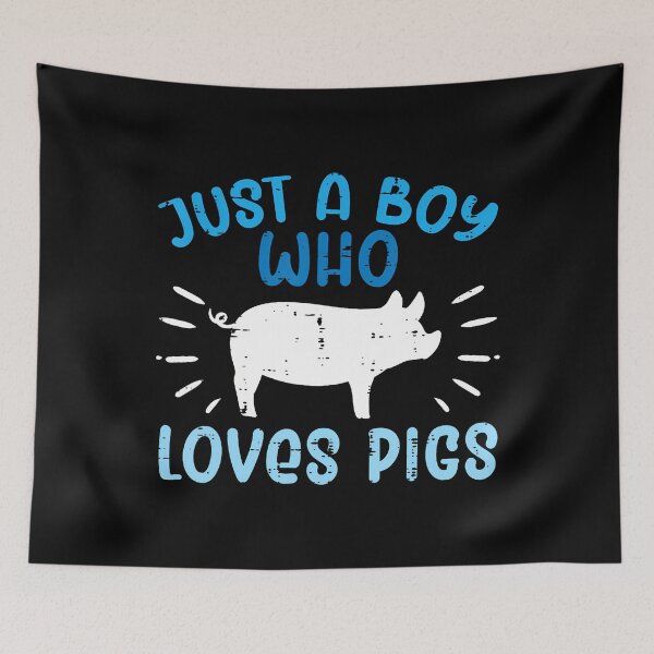 Item preview, Just A Boy Who Loves Pigs Hog Farm Boys Toddler Youth designed and sold by LucilleAntoi.