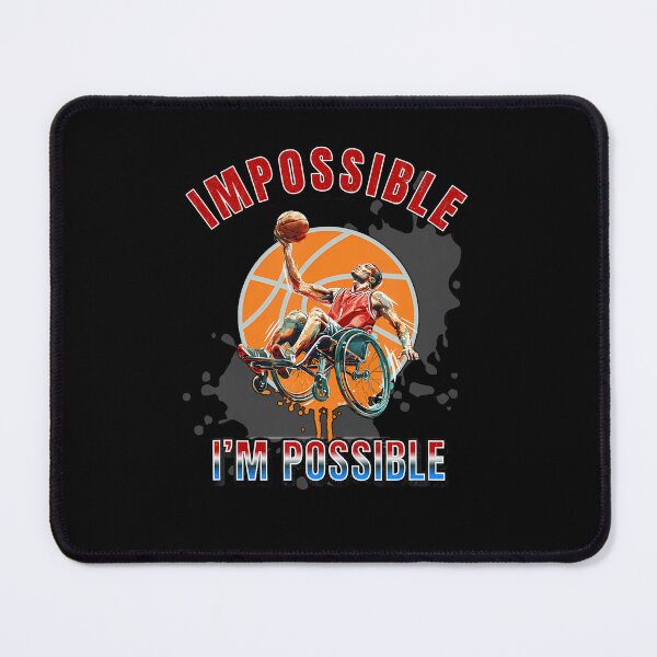 Item preview, Impossible Im Possible Wheelchair Basketball Sports designed and sold by JacquelineEnri.