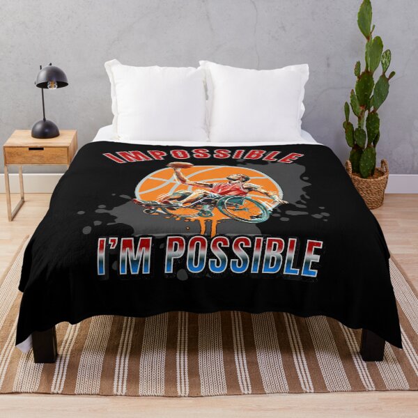Item preview, Impossible Im Possible Wheelchair Basketball Sports designed and sold by JacquelineEnri.