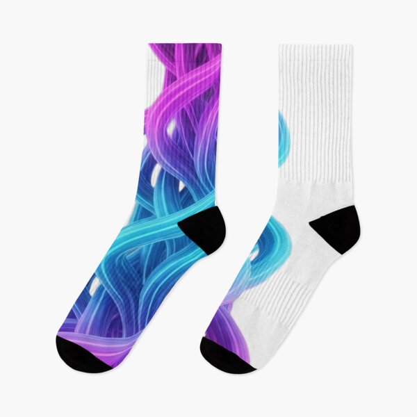 Item preview, Neon Spiral Infinity Loops – Abstract 3D Design designed and sold by pohapoha181.