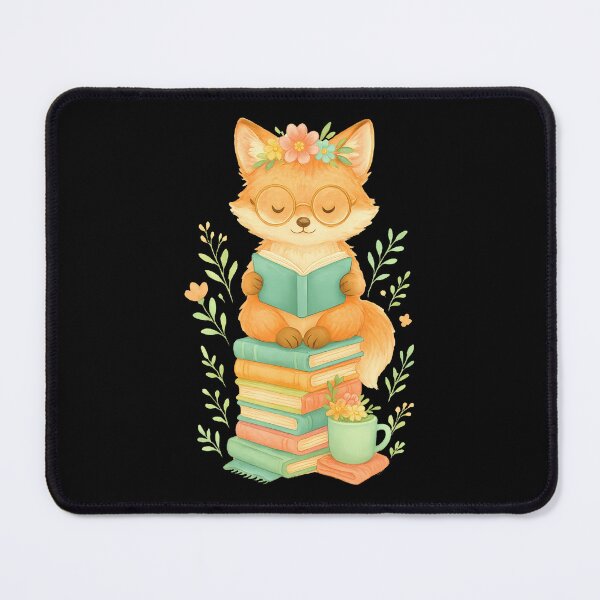 Item preview, Fox Reading Book Readers Teachers Librarians Bookworms designed and sold by KristenSophie.