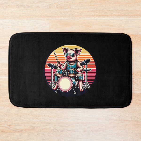 Item preview, Pig Drums Drummer Band Percussion Music designed and sold by JenniferJanice.