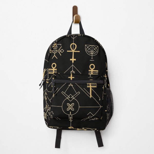 Item preview, Golden Egyptian Sigil Grid designed and sold by Kaleidoscope Print.