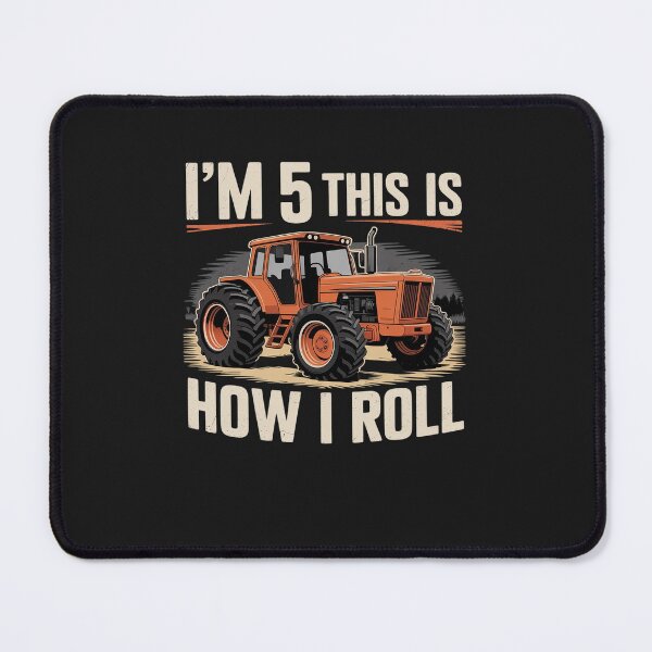 Item preview, Funny Tractor 5th Birthday Gift designed and sold by TAYLOROUSDALE.