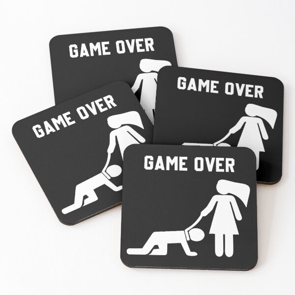 Item preview, Game Over - Funny Bride Groom Bachelor Bachelorette Party Gift designed and sold by kafferahelma.