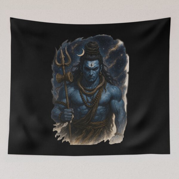 Item preview, Lord Shiva In Cosmic Warrior Form designed and sold by avlcrwawvzn15.