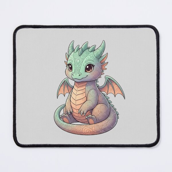 Item preview, Tiny Aurora Dragon: Chubby Fantasy Dragon designed and sold by SebastianSpace.