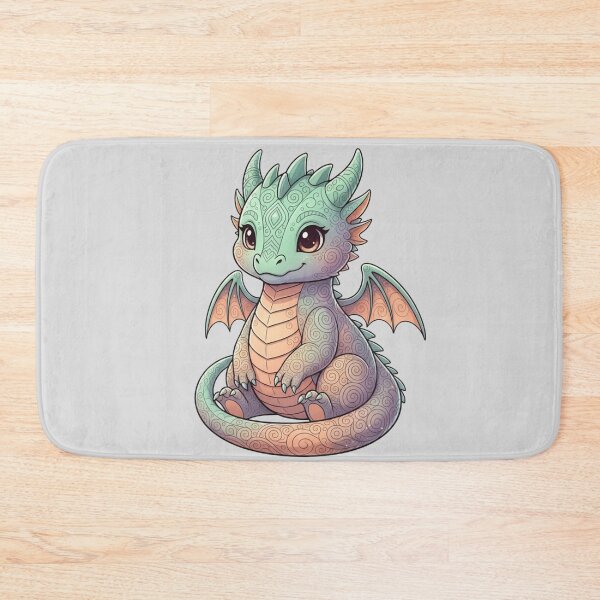Item preview, Tiny Aurora Dragon: Chubby Fantasy Dragon designed and sold by SebastianSpace.
