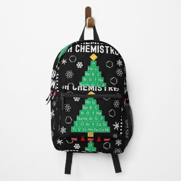 Item preview, Funny Nerdy Oh Chemistree Christmas Chemistry Science Teacher White Text designed and sold by MathWare MathClips.