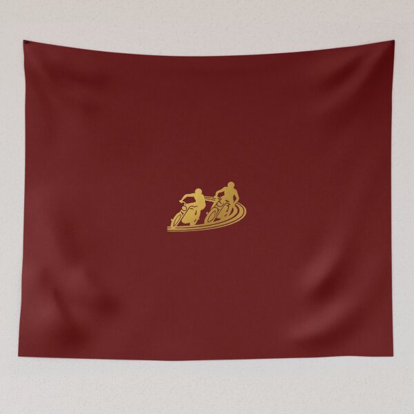 Item preview, Two motorbike riders turning in a race curve_23 designed and sold by Aariq.