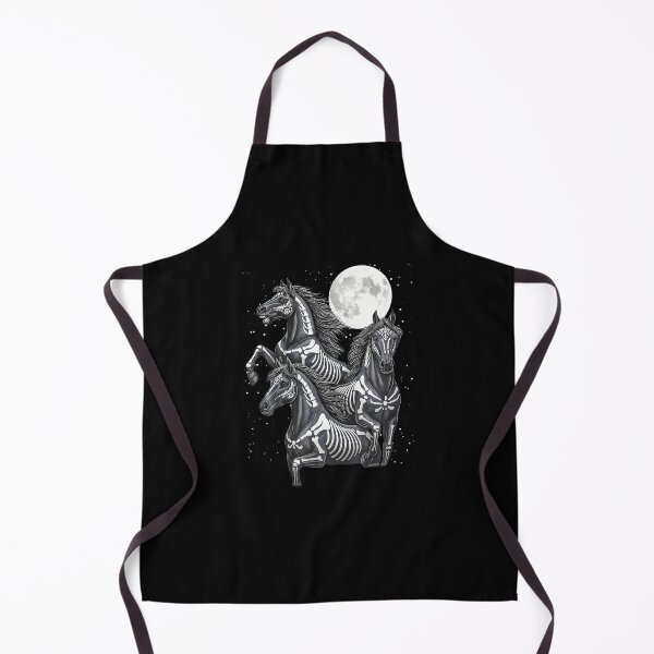 Item preview, Three Horse Moon - Da De Los Muertos Skeleton Horse designed and sold by LucilleAntoi.