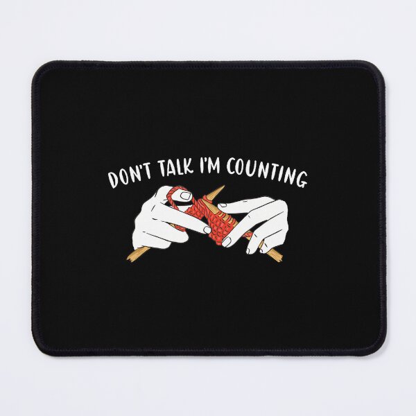Item preview, Don't Talk I'M Counting Knitting designed and sold by JacquelineEnri.