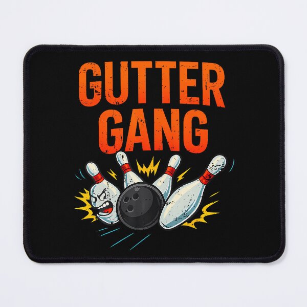 Item preview, Gutter Gang Funny Bowling Team Retro Bowler designed and sold by FloraVenita.