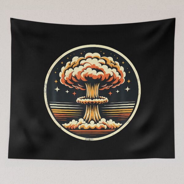 Item preview, Atomic Bomb Explosion Mushroom Cloud Vintage designed and sold by TerriMichelle.