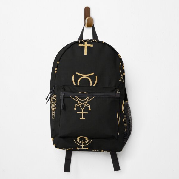 Item preview, Gold Feminine Glyphs on Black designed and sold by Kaleidoscope Print.
