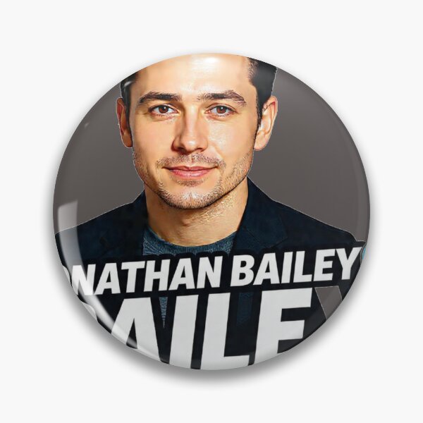 Item preview, jonathan bailey actor with blue heart designed and sold by AENAcharms.