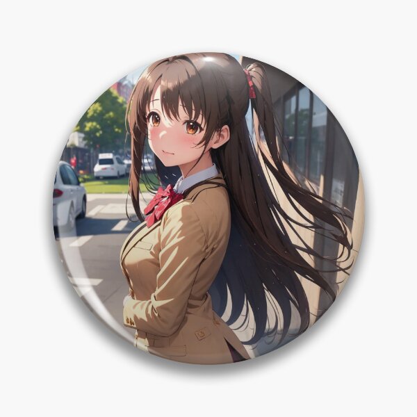 Item preview, Uzuki Shimamura The Idolmaster Cinderella Girls Anime Art | School Uniform designed and sold by iloveanimechibi.