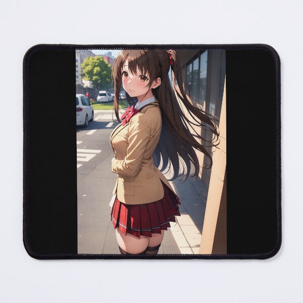Item preview, Uzuki Shimamura The Idolmaster Cinderella Girls Anime Art | School Uniform designed and sold by iloveanimechibi.