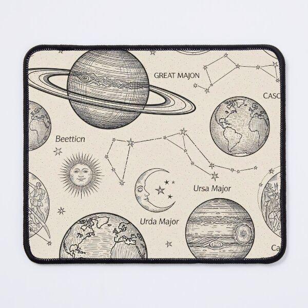 Item preview, Vintage Celestial Map Sketch designed and sold by Kaleidoscope Print.