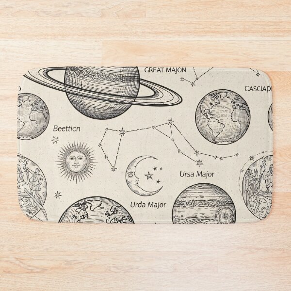 Item preview, Vintage Celestial Map Sketch designed and sold by Kaleidoscope Print.