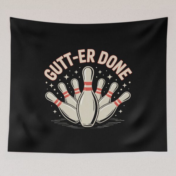 Item preview, Gutter-Done Funny Ten Pin Bowling designed and sold by KristinCleo.