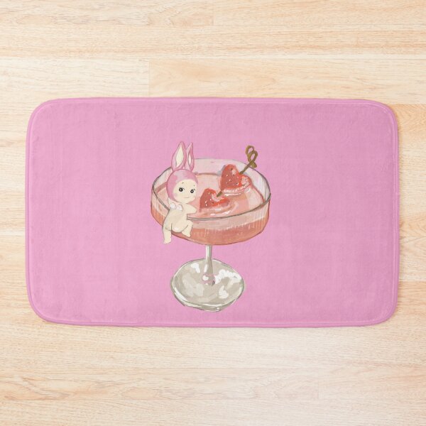 Item preview, Printable Sonny Angel Inspired Art - Pink Kitsch – Cherub Bunny – Aesthetic Cute Personal Trinket Strawberry Cake Cocktail designed and sold by Makeartwhynot.