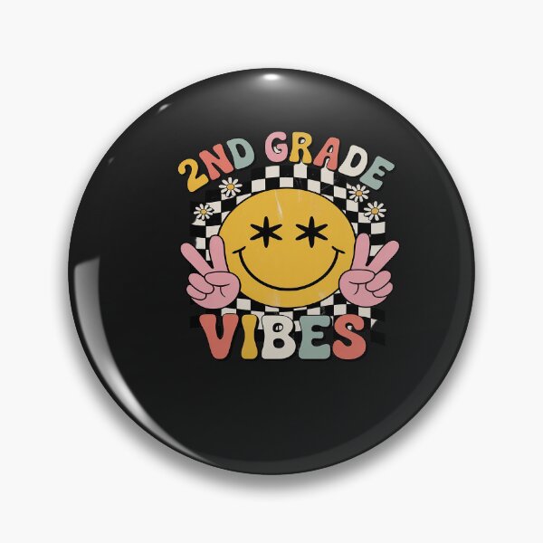 Item preview, Girls 2nd Grade Vibes Smile Face Back to School Second Grade designed and sold by VladimiaPutin.