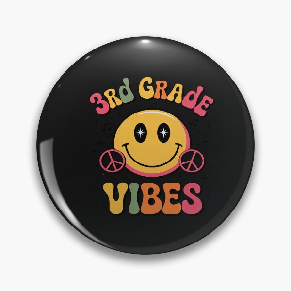 Item preview, Girls 3rd Grade Vibes Smile Face Back to School Third grade designed and sold by VladimiaPutin.