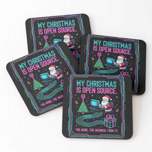 Item preview, My Christmas Is Open Source | FOSS Philosophy and Collaboration | Community Developer Gift designed and sold by Artbesttopic.