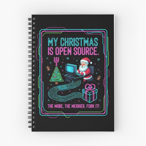 Item preview, My Christmas Is Open Source | FOSS Philosophy and Collaboration | Community Developer Gift designed and sold by Artbesttopic.
