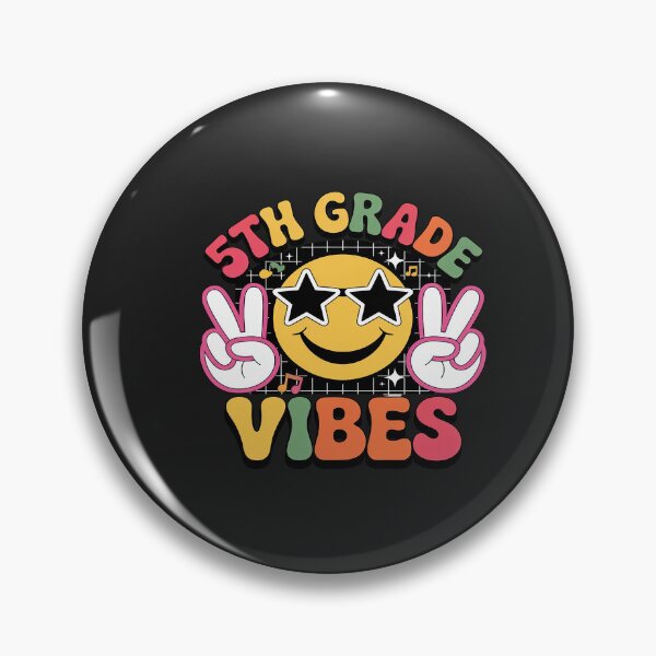 Item preview, Girls 5th Grade Vibes Smile Face Back to School Fifth grade designed and sold by VladimiaPutin.
