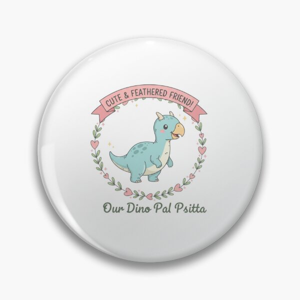Item preview, Cute Psitta – Sweet & Feathered Kawaii Dino Friend designed and sold by Sksticker991.