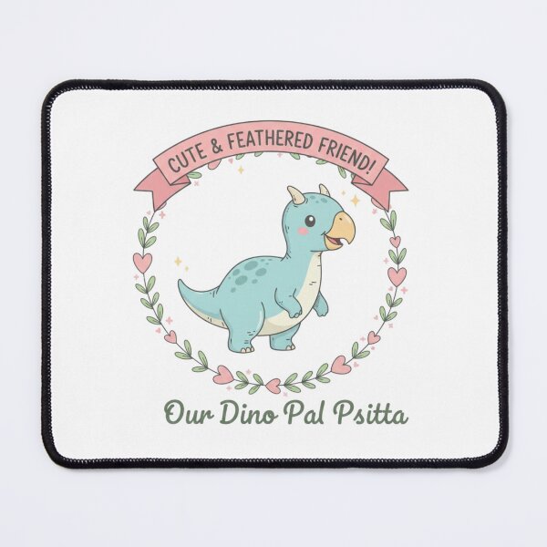 Item preview, Cute Psitta – Sweet & Feathered Kawaii Dino Friend designed and sold by Sksticker991.