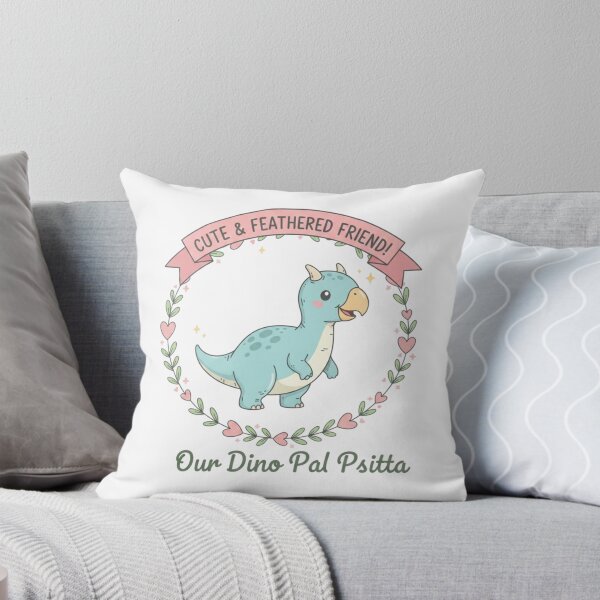 Item preview, Cute Psitta – Sweet & Feathered Kawaii Dino Friend designed and sold by Sksticker991.