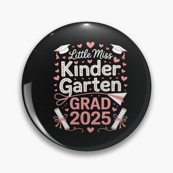 Item preview, Girls Little Miss Kindergarten Grad 2025 Coquette Graduation designed and sold by VladimiaPutin.