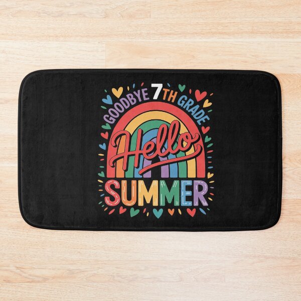 Item preview, Goodbye 7th Grade Hello Summer Teacher Student Kids Rainbow designed and sold by VladimiaPutin.