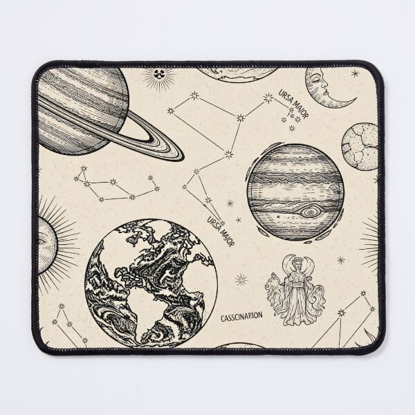 Item preview, Vintage Celestial Constellations Pattern designed and sold by Kaleidoscope Print.