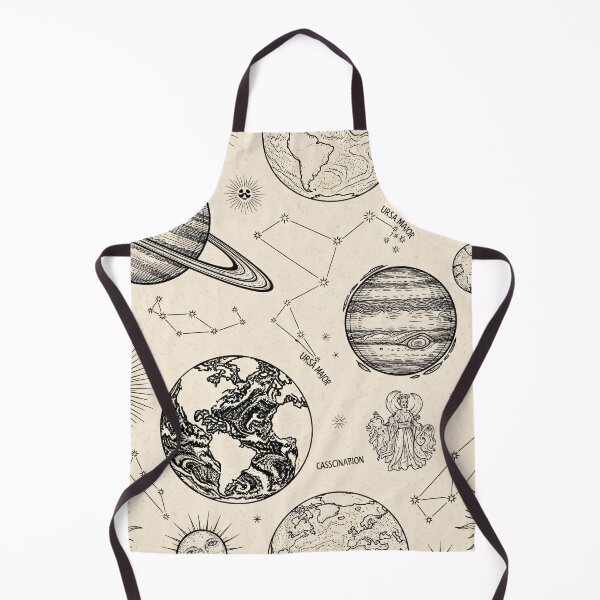 Item preview, Vintage Celestial Constellations Pattern designed and sold by Kaleidoscope Print.