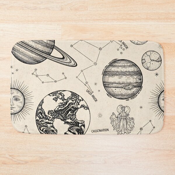 Item preview, Vintage Celestial Constellations Pattern designed and sold by Kaleidoscope Print.