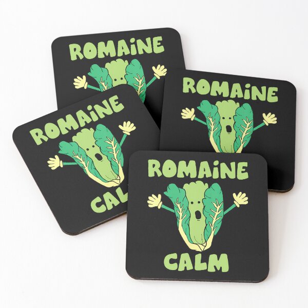 Item preview, Romaine Calm Funny Pun Gardening Lettuce Vegetable Lovers designed and sold by KristinCleo.