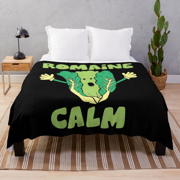 Item preview, Romaine Calm Funny Pun Gardening Lettuce Vegetable Lovers designed and sold by KristinCleo.